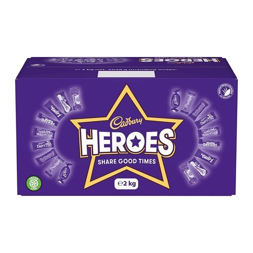 Cadbury Heroes Chocolate Bulk 2 KG Sharing Box