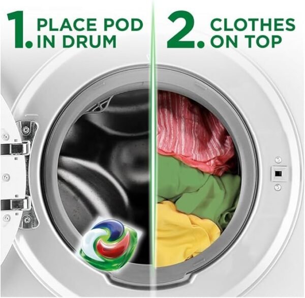 Ariel All-in-1 PODS Laundry Detergent Washing Liquid Tablets/Capsules, 76 Washes (4x19), Stain Remover For Clothes & Deep Down Clean