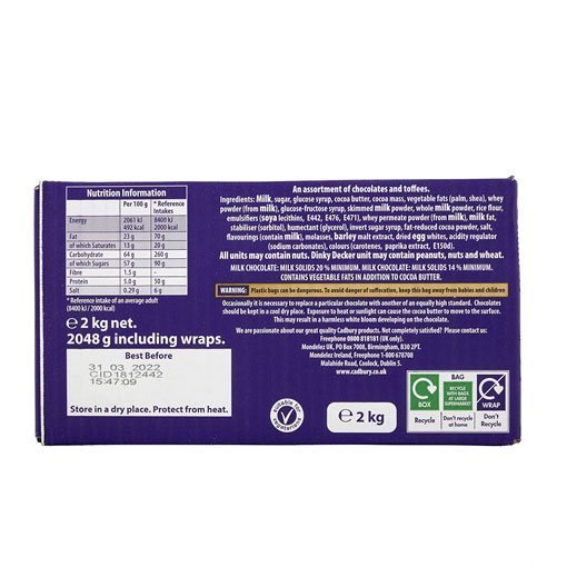 Cadbury Heroes Chocolate Bulk 2 KG Sharing Box
