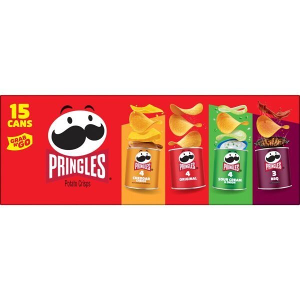 Pringles Variety Pack Potato Crisps Chips. 20.6 oz. 15 Count