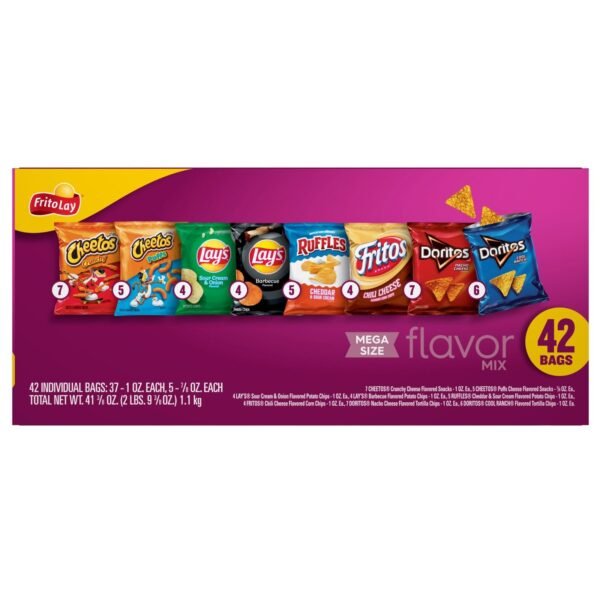 Frito-Lay Snacks Flavor Mix. 41.25 oz. 42 Count
